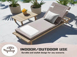 Outdoor Chaise Lounge Cushion, 80 in. x 26 in. x 3 in. Waterproof Fade-Resistant Patio Chair Pad for 32552022