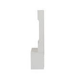 White, Column Coat Rack with Storage Shoe Cabinet 83801402