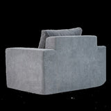 Sofa in a box Foam Sofa Couch with Pillow, Bean Bag Chairs for Adults Stuffed High-Density Foam, W2733P206005
