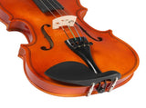 GV100 3/4 Natural color Acoustic Violin Case Bow Rosin Strings Shoulder RestNatural color 68029485