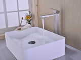 Single Handle Sink Brushed Nickel Vanity Bathroom Faucet, Basin Mixer Tap 62080109