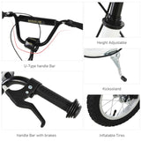 12-inch children's scooter with adjustable height. - White 29636056