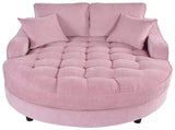 55" Modern Chaise Lounge Sofa Bed Upholstered Sofa Couch with Tufted Seat and Detachable Pillows for N719P256002P