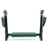 Outdoor 2-in-1 Garden Stool and Kneeler, Garden Bench with Tool Bags, Kneeling Pad, Gift for Parent, W2181P155115