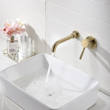 Single Lever Handle Wall Mounted Bathroom Faucet 84286364