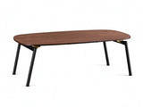 Foldable Coffee Table 31.5" x 15.7" x 17.7", Melamine Laminated MDF Tabletop & Metal Frame, Brown 37523729