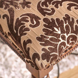 Traditional Fancy Set of 2pcs Side Chairs Brown Cherry Solid wood Intricate Carved Details Floral B011113348