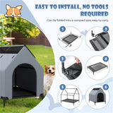 25" x 36" pet house with windows 57950237