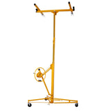 ZNTS Drywall Lift Panel 11' Lift Drywall Panel Hoist Jack Lifter,yellow W46537283