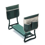 Outdoor 2-in-1 Garden Stool and Kneeler, Garden Bench with Tool Bags, Kneeling Pad, Gift for Parent, W2181P155115