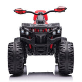 ZNTS Kids ATV 4 Wheeler, 24V Kids Ride on Toy for Big Kid w/Bluetooth, 800W Motor,red W2058P203110