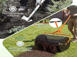 24" Lawn Topdressing Spreader with 0.75"0.5" Mesh, Compost Spreader for Soil Sand Fertilizer Orange 80497758