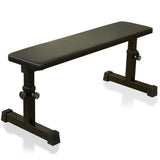 ZNTS THE Flat Weight Bench for Strength Training W/ 5-Level Adjustable Height 65277516