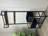 33.1" Wide Hall Tree with 2 Movable Drawers, Shoe Storage, Shelves and Garment Racks, 5-in-1 W2887P239379