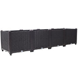 Deep Raised Garden Bed Plastic Planter Boxes for Vegetables Flowers Herbs and W465P187497