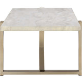 White and Champagne Coffee Table B062P189196