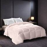 Pink plus-size comforter for all seasons, perfect for cozy bedrooms, luxurious hotel rooms, single, 52937538