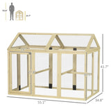 ZNTS Wooden Chicken Coop 05736356