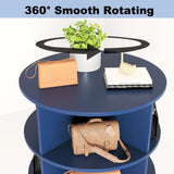 Blue 360 Rotating shoe cabinet 6 layers W1320P164953