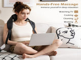 Neck Shoulder Massager - 4D Deep Tissue Kneading, 2 Modes & 2-Level Heat , Hands-Free 90810668