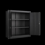 Storage Locker,File Organizer, Storage Cabinet with Door Locks and Two Adjustable Shelves, Suitable W1247P305587