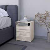 Philadelphia Nightstand, Two Drawers, Concealed Shelf B128P148785