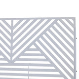Outdoor & Indoor Privacy Metal Privacy 76" H48" W, Freestanding Decorative Privacy W465P193161