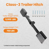 Trailer Hitch 2in Receiver Class III Tow Hitch Bar for Subaru Ascent 2019-2026 40833087