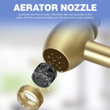 Pot Filler,Wall Mount Commercial Pot Filler Faucet,Brass Material Kitchen Folding Faucet,Coffee W1932P356541