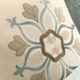 9 Piece Charmeuse Comforter Set Blue King B03597004