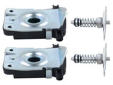 4 PCS Lower & Upper Left & Right Catch Latch Hood Lock 51238229807 for BMW E46 E39 E52 E53 42783794