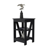 Clio Auxiliary Table, with two shelves B128P189931