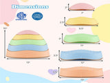 Kids Non-Slip Stepping Stones, 5 Sizes Balance Stones with Storage Bag for Indoor Outdoor 98555590