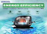 ORIKOOL 27" Commercial Refrigerator 23 Cu.ft with 1 Solid Door Reach-In Refrigerators Stainless W2095126109