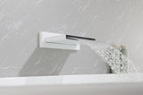 ZNTS SHOWER Waterfall Waterfall Tub Faucet Wall Mount Tub Filler Spout For Bathroom sink Multiple Uses W127257873