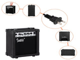 GIB 5 String Full Size Electric Bass Guitar SS Pickups and Amp Kit for The 92408941