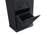 Modern Tall Storage Cabinet Tilt-Out Compartment, Adjustable Shelves, 80LBS Capacity, Soft-Close 68642054