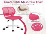 Kids & Teens Desk Chair with Adjustable Height and 360 Degree Swivel, Pink 61997506