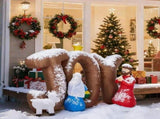 Christmas Inflatable Decoration with 9 LED Lights, Timeless Nativity Scene Blow Up 37303096