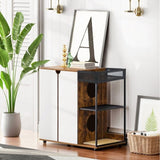 Litter Box Enclosure for 2 Cats.Cat Litter Box Furniture,Enclosed Cat Litter Boxes,Cat Furniture W1687P170692