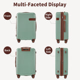 4 Piece Luggage Set with Compression Packing Cubes for Expanable Spinner Wheels Lightweight 29412925