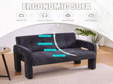 Nordic Modern Double Armchair Living Room & Bedroom Compact Upholstered Sofa Leisure Sofa W395P380537