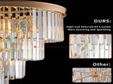 (Same as W1340P188544/L5007-600-G) 24" Contemporary Crystal Moderns Crystal Ceiling W1340P189318