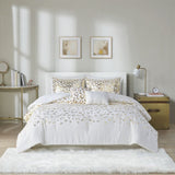 Metallic Animal Printed Comforter Set B03595926