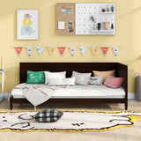 Twin Size Wood Daybed/Sofa Bed, Espresso WF297689AAP