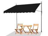 78.7"D x 59.1"W x"H Retractable Awning Black 69182352