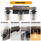 (Same as W1340119955/L1015) 3-Lights Farmhouse Vanity Lights Fixture Rustic Light Fixture W1340P206654
