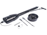 28" Black Stainless Tilt Steering Column Manual Floor Shift No Key with Adapter 71906800