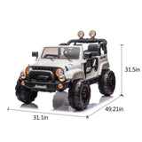 24V Kids Ride On Electric Car W/Parents Control,Seat width 19.09in,2WD,Rear suspension,Trunk W1578P228746