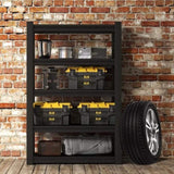 87 "H heavy-duty storage rack, five layer adjustable metal shelf, suitable for tool rooms, garages, W1831P332027